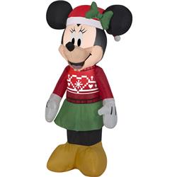 G08 110647x Minnie Mouse In Ugly Sweater, Multi Color - 4 X 2 X 1 Ft.
