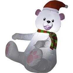 G08 114203x Polar Bear Christmas Toy, Multi Color - 4 X 3 X 2 Ft.