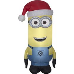 G08 80485x Minion Kevin With Santa Hat, Multi Color - 4 X 2 X 2 Ft.