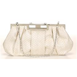 Atos2-bei Purse With Small Pocket Inside, Ivory