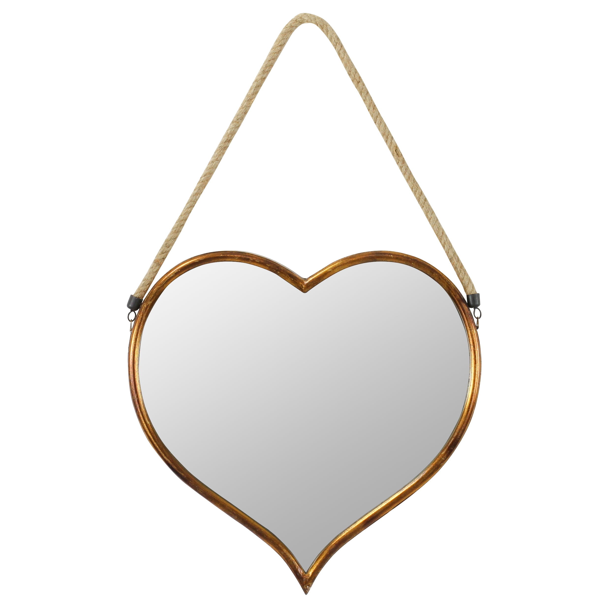 5483 Kiera Heart Wall Mirror, Gold