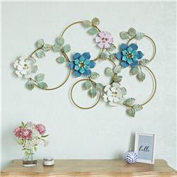 6985 Kamea Metal Flower Wall Decor, Multi Color
