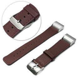 Tuff Luv C9-61 Fitbit Charge 2 Genuine Leather Watch Strap & Wristband - Brown