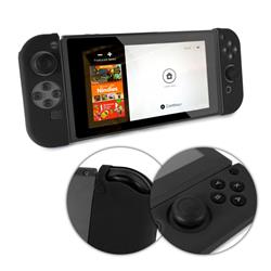 Tuff Luv I10-63 Nintendo Switch Anti-slip Silicone Protective Case For Joy-con Controller With Thumb Grips Caps 2 Parts - Black