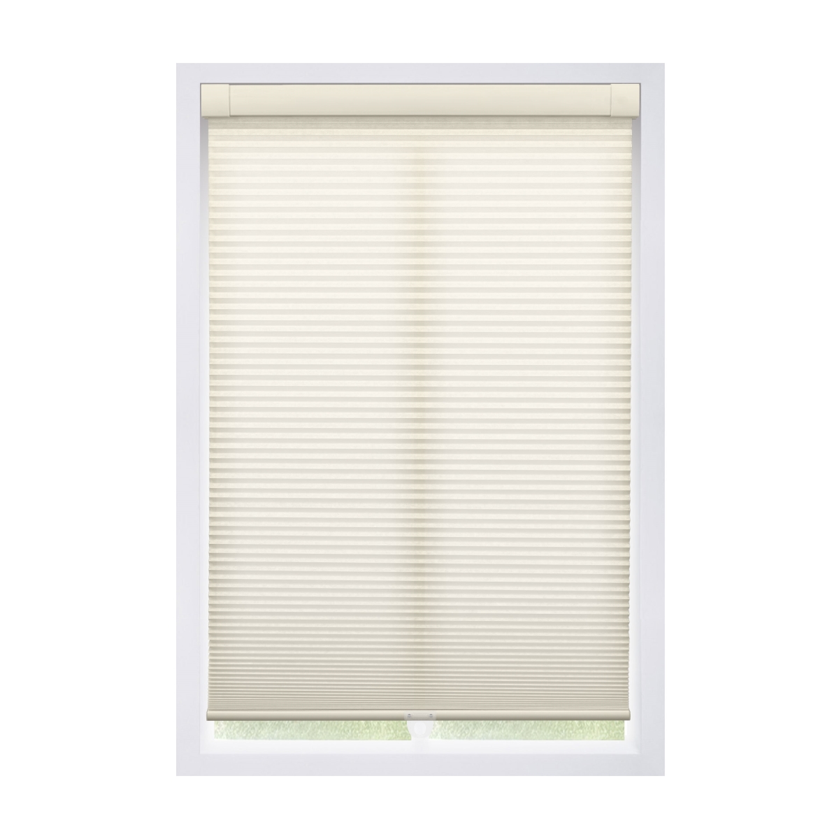2CBG320480 No Drill EZ Grip Light Filtering Cellular Shade, Beige, 32' W x 48' H