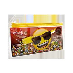 Ashtel Studios 00335-24 Emoji Eco Travel Kit - Toothbrush, Cap & Pouch - Pack Of 10
