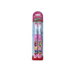 Ashtel Studios 00592-24 Brush Buddies Shopkins 2 Pack Manual Toothbrushes - Pack Of 10