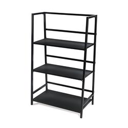 38450335 3 Tier Folding Shelf, Black