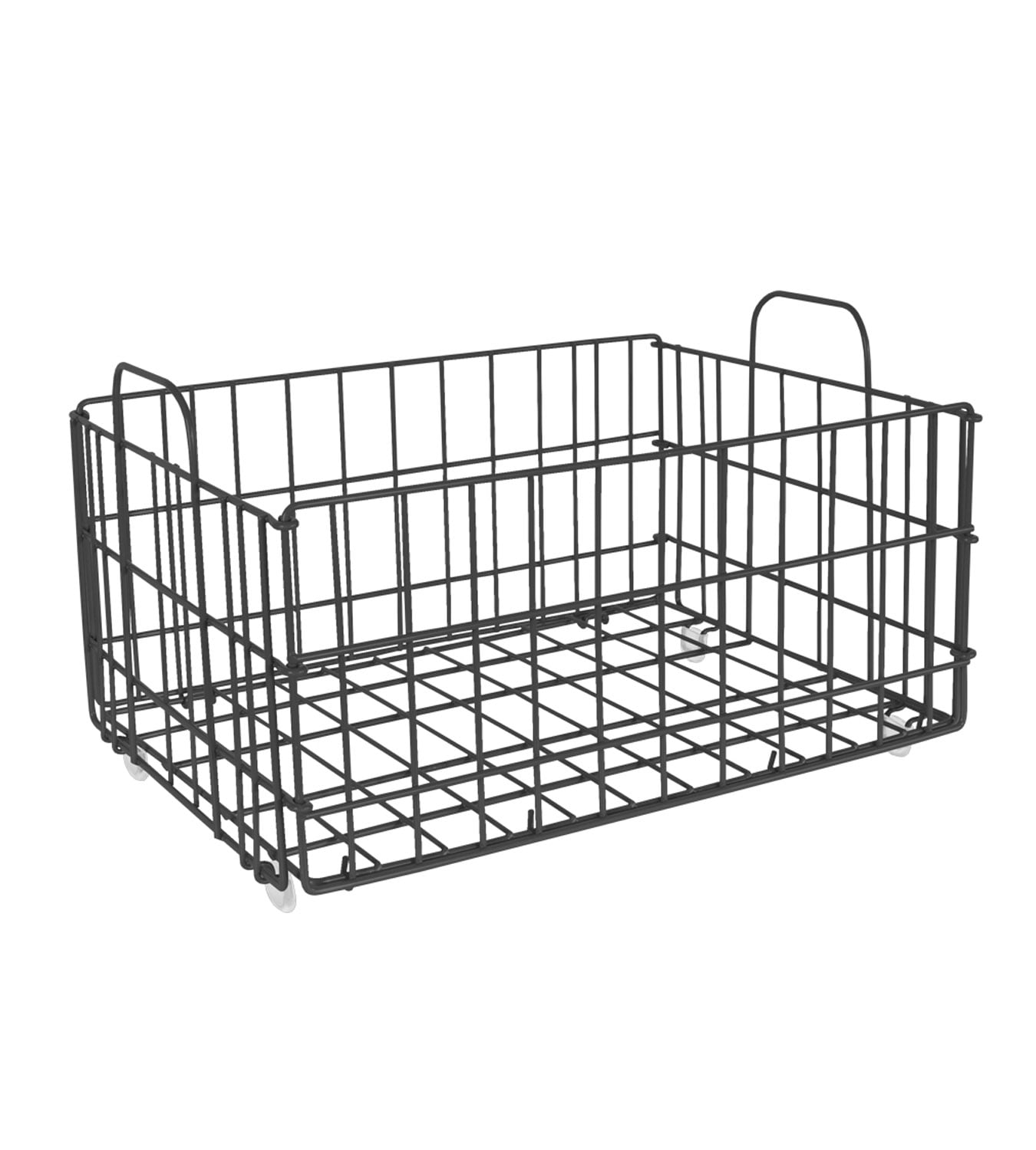 23308040 Cart System Wire Basket, Charcoal