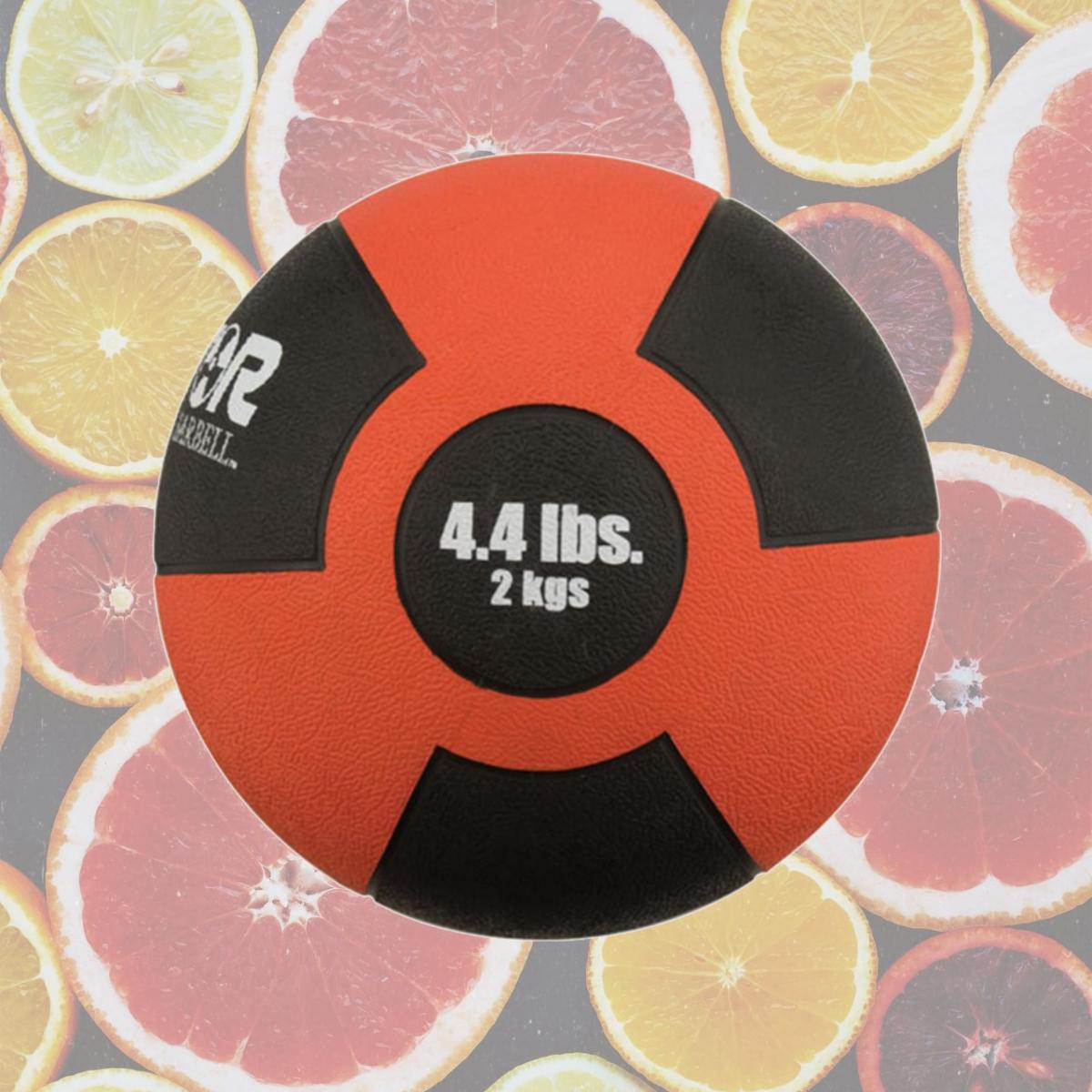 Picture of Sport Supply Group 1266290 2kg Red Reactor Rubber Medicine Ball with Durable