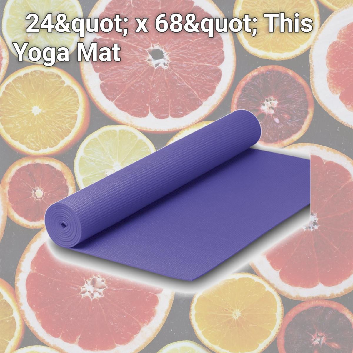 Picture of Sport Supply Group 1240146 24&quot; x 68&quot; This Yoga Mat 