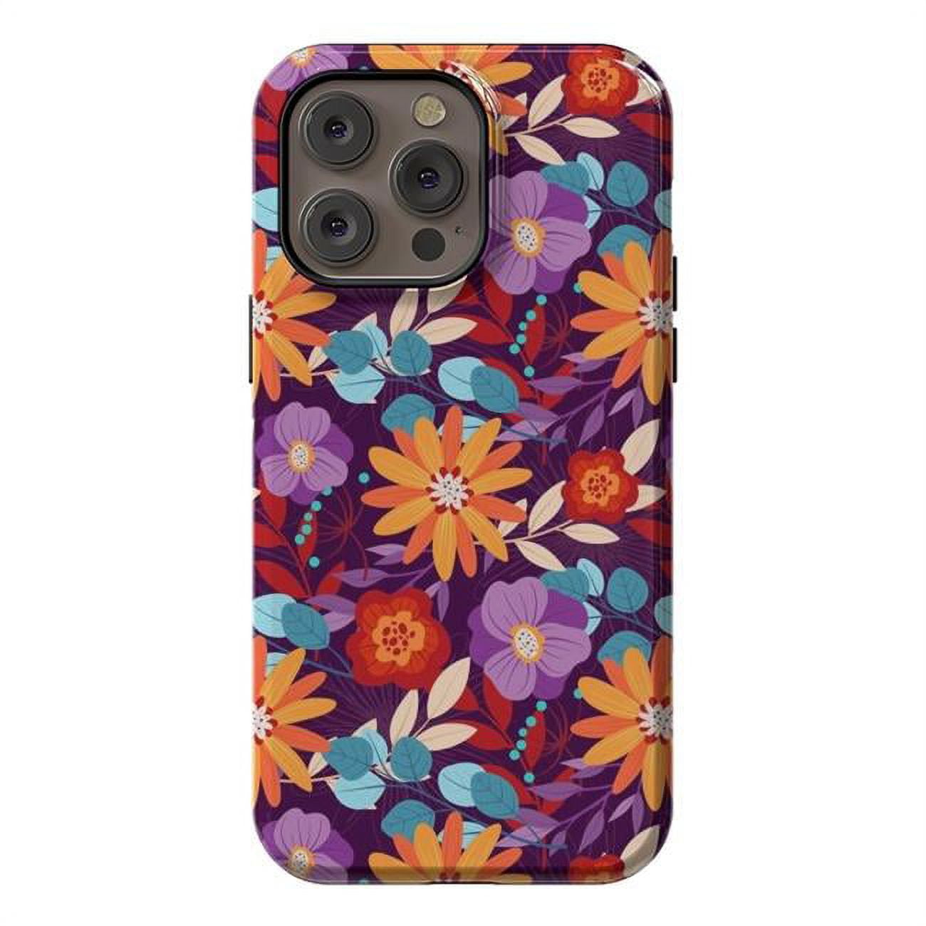 AC-02229022 StrongFit Designer Cases for iPhone 14 Pro Max, Orange - Serenety