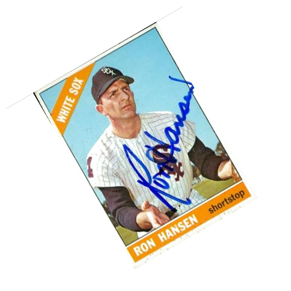 Picture of Autograph Warehouse 69948 Ron Hansen Autographed Baseball Card Chicago White Sox 1966 Topps No. 261