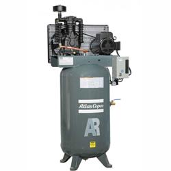 Ar-5-80v-208-230-1-p2 5 Hp Two Stage Piston Air Compressor 80 Gal Vertical Tank 208-230v 1 Phase