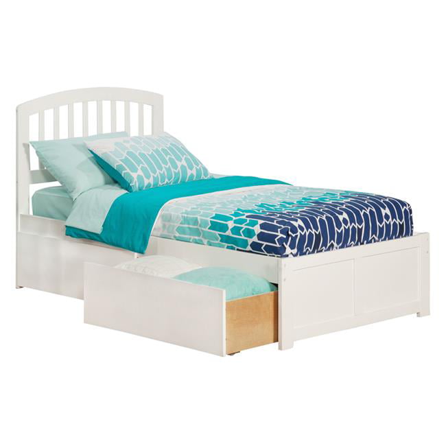 Richmond Match Footboard With Urban Bed Drawers X 1 - White, Twin Size