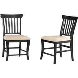 Venetian Dining Chair With Oatmeal - Espresso