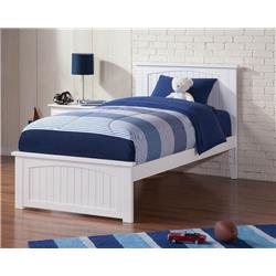 Ar8216032 Nantucket Extra Large Bed With Match Footboard - White, Twin Size
