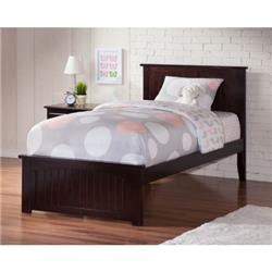 Ar8216031 Nantucket Bed With Matching Footboard, Espresso - Twin, Extra Large