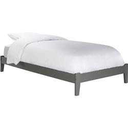 Ar8011039 Concord Twin Xl Traditional Bed - Grey