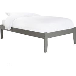 Ar8021009 Concord Twin Platform Bed With Open Foot Board - Grey