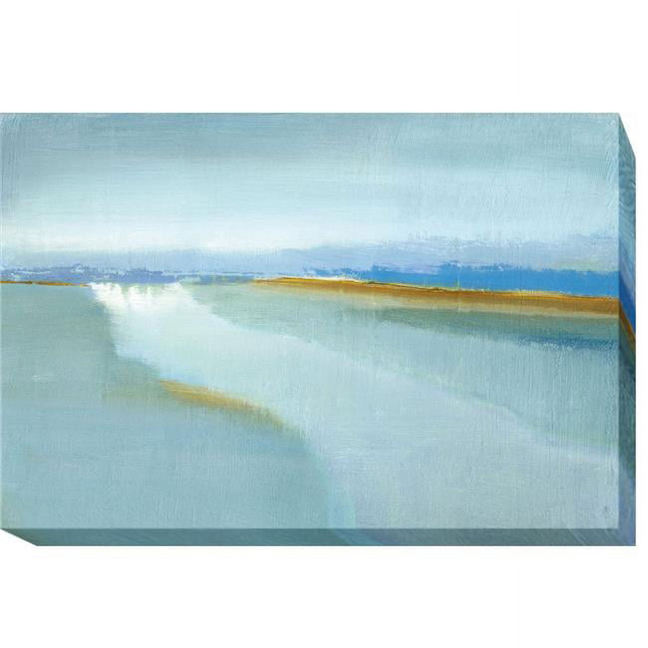 Flow By Caroline Gold Premium Gallery-wrapped Canvas Giclee Art - 16 X 24 X 1.5 In.