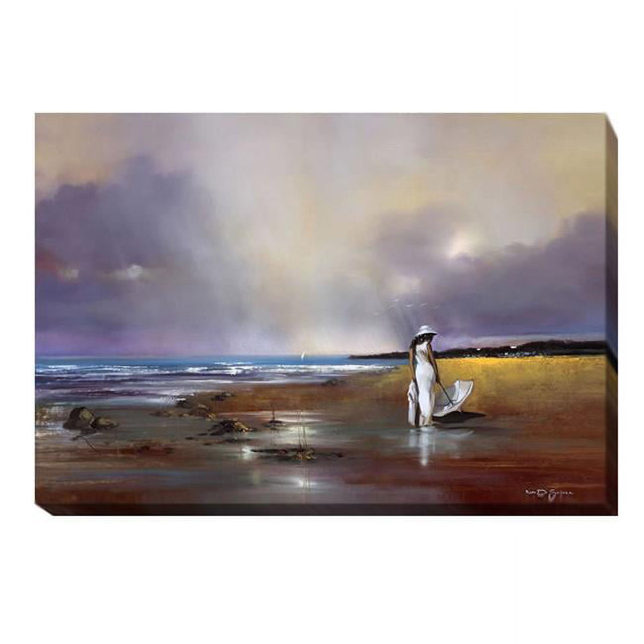 1624c848tg After The Rain By Ron Di Scenza Premium Gallery-wrapped Canvas Giclee Art - 16 X 24 X 1.5 In.