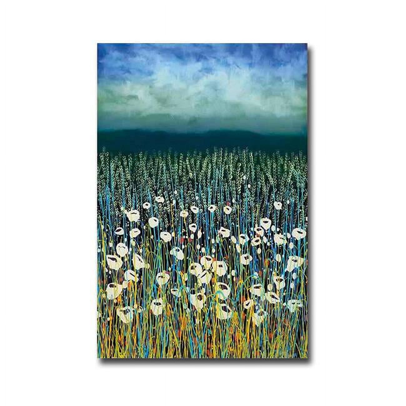 30456848eg Poems In Blue By Daniel Lager Premium Oversize Gallery-wrapped Canvas Giclee Art - 45 X 30 In.