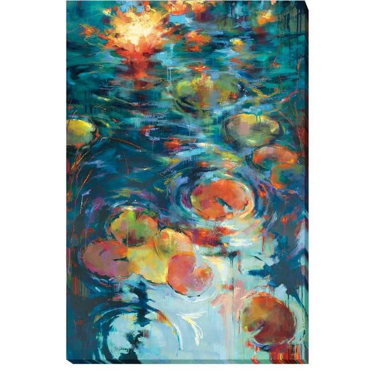 3045b643cg Dancing On The Water By Donna Young Premium Oversize Gallery-wrapped Canvas Giclee Art - 45 X 30 X 1.5 In.