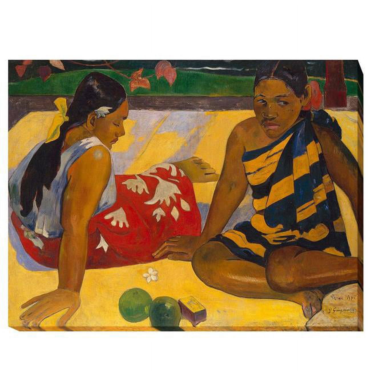 1216am438ig What News By Paul Gauguin Premium Gallery-wrapped Canvas Giclee Art - 12 X 16 X 1.5 In.