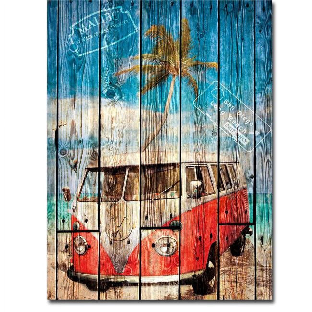1216am968cg La Playa By Bresso Sola Premium Gallery-wrapped Canvas Giclee Art - 12 X 16 X 1.5 In.