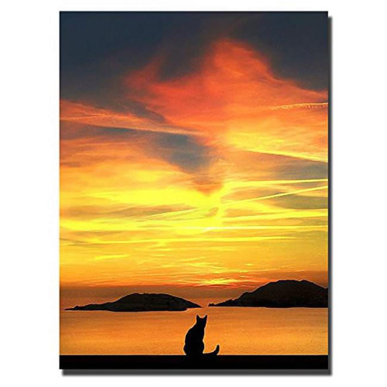 1216d435ig Contemplation By Jon Bertelli Premium Gallery-wrapped Canvas Giclee Art - 12 X 16 X 1.5 In.
