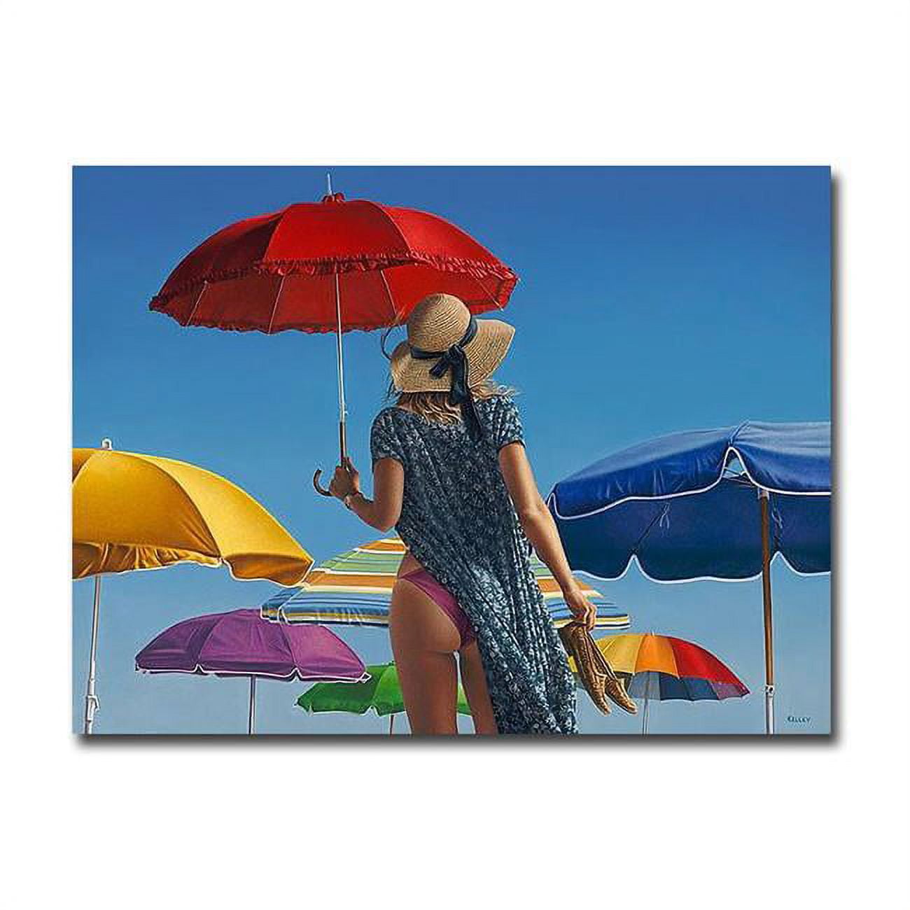 1216g309ig Canopies By Paul Kelley Premium Gallery-wrapped Canvas Giclee Art - 12 X 16 X 1.5 In.