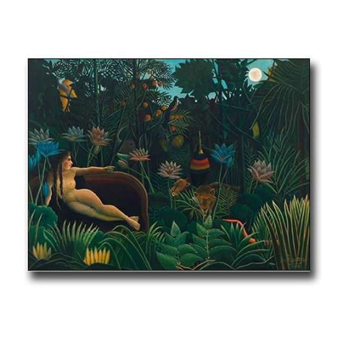 1216r835sag The Dream By Henri Rousseau Premium Gallery-wrapped Canvas Giclee Art - 12 X 16 X 1.5 In.