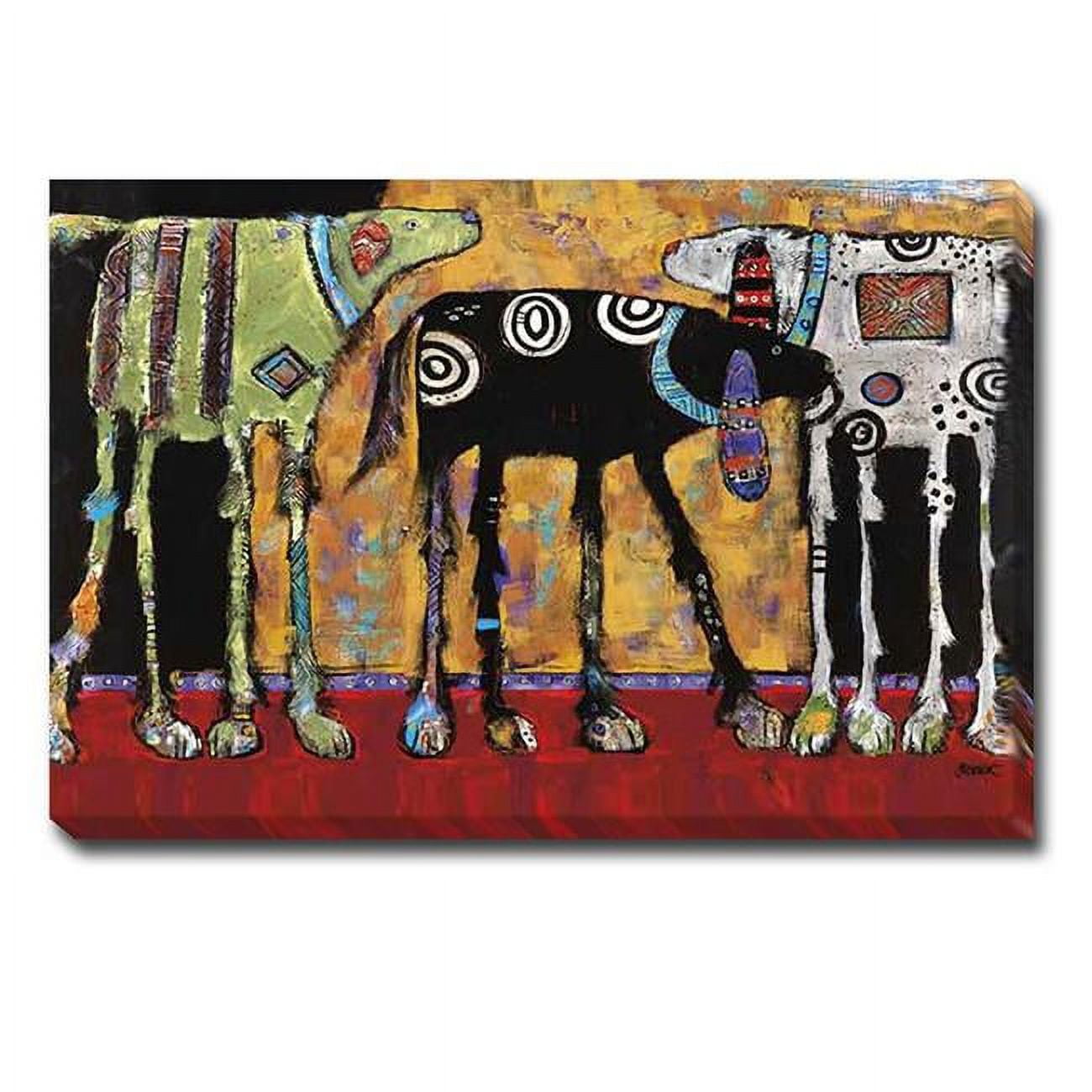 12184646eg Looking For Trouble By Jenny Foster Premium Gallery-wrapped Canvas Giclee Art - 12 X 18 In.