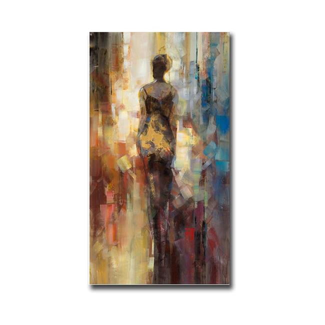 1632i789eg Golden Lights 2 By Eric Jarvis Premium Gallery-wrapped Canvas Giclee Art - 16 X 32 X 1.5 In.