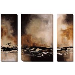 1218533cg Tobacco & Chocolate By Laurie Maitland 3 Piece Premium Gallery Wrapped Canvas Giclee Art Set - 18 X 12 X 1.5 In.