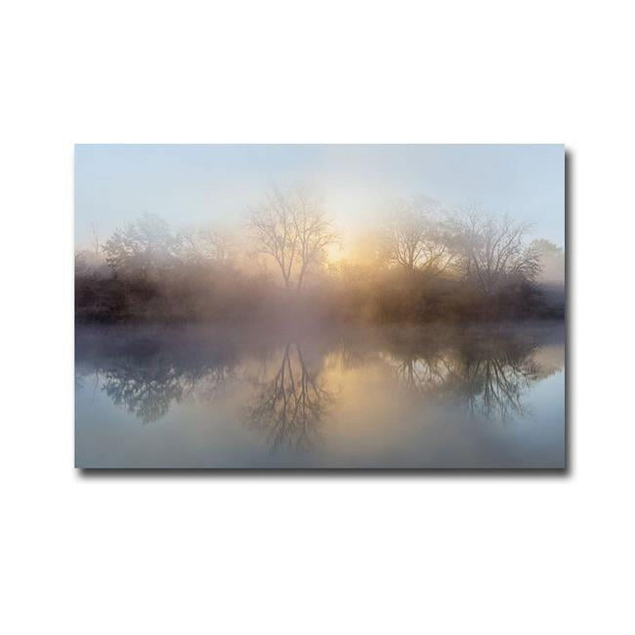 1218o455eg Morning Lake By Tim Collingsworth Premium Gallery-wrapped Canvas Giclee Art - Ready-to-hang, 12 X 18 X 1.5 In.