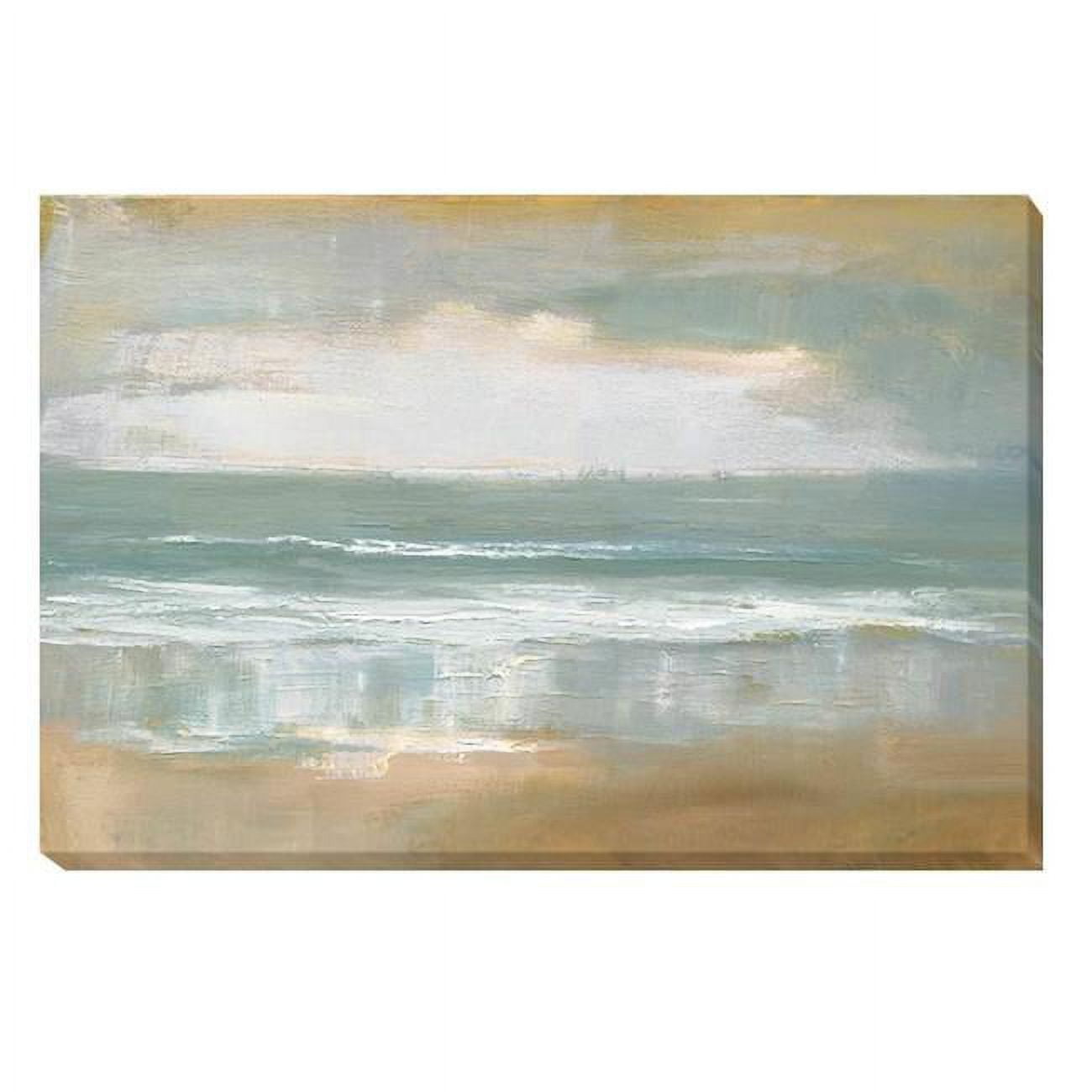 1218o778cg Shoreline By Caroline Gold Custom Gallery-wrapped Canvas Giclee Art - Ready To Hang, 12 X 18 X 1.5 In.