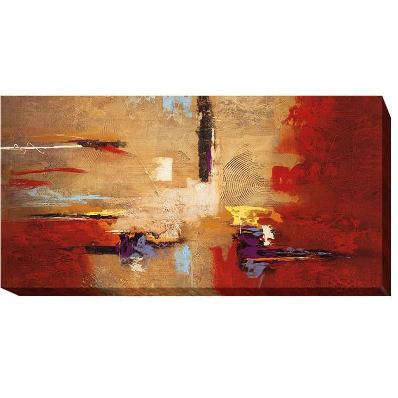 1224509cg Montage By Nancy Santos Premium Gallery Wrapped Canvas Giclee Art - Ready-to-hang, 12 X 24 X 1.5 In.