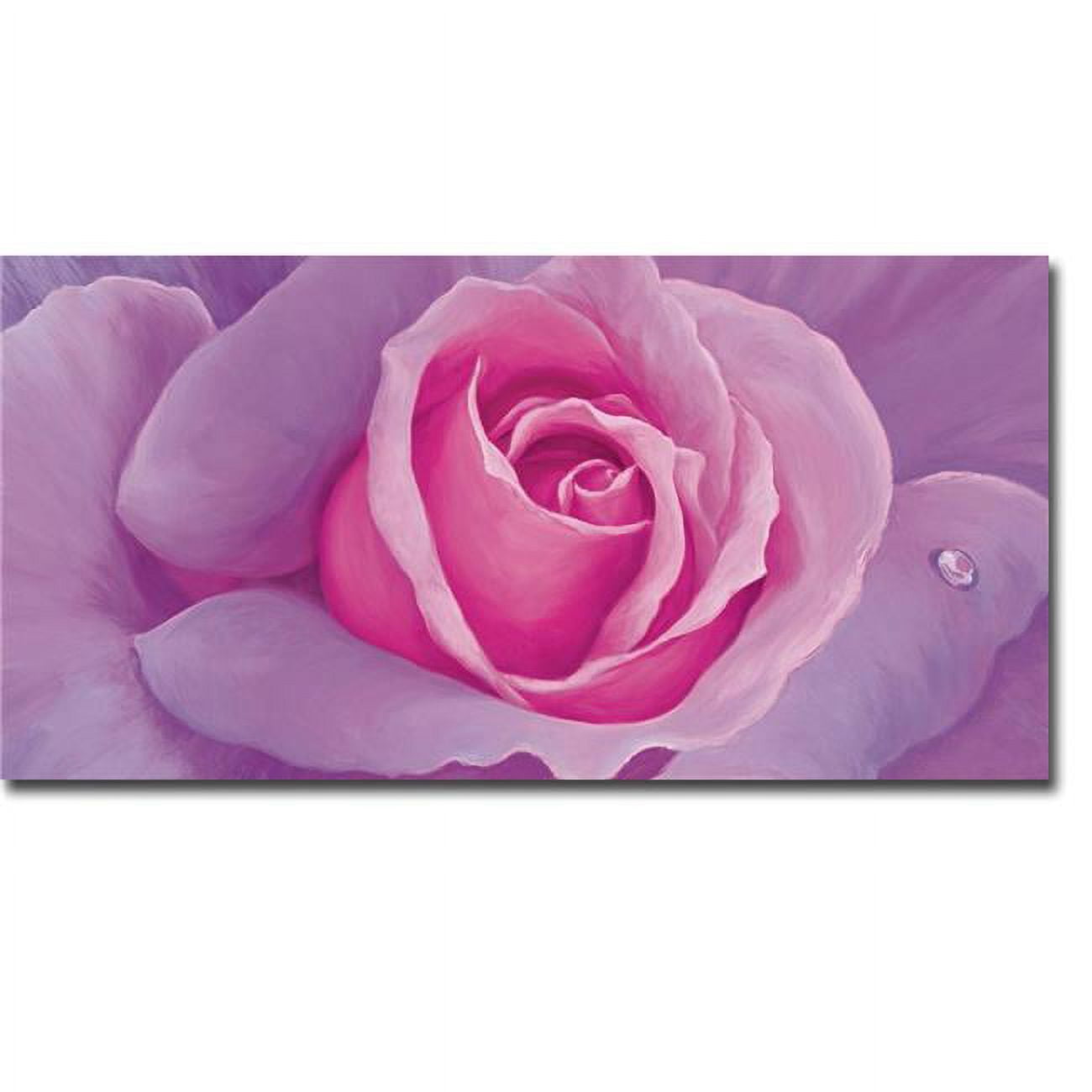 1224567tg La Vie En Rose - Life In Pink By Sara Cortese Premium Gallery-wrapped Canvas Giclee Art - Ready To Hang, 12 X 24 In.