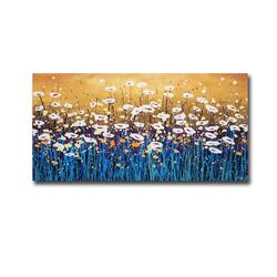 1224765eg Peace Flower By Daniel Lager Premium Gallery-wrapped Canvas Giclee Art - Ready To Hang, 12 X 24 In.
