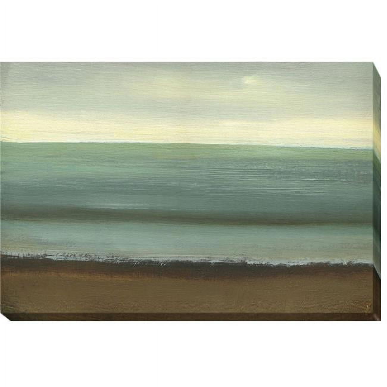 2436o779cg Calm Sea By Caroline Gold Custom Gallery-wrapped Canvas Giclee Art - Ready To Hang, 24 X 36 X 1.5 In.