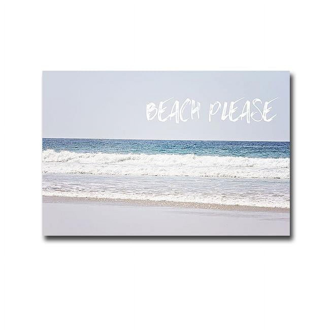 2436q278ig Beach Please By Sylvia Coomes Premium Gallery-wrapped Canvas Giclee Art - Ready-to-hang, 24 X 36 X 1.5 In.