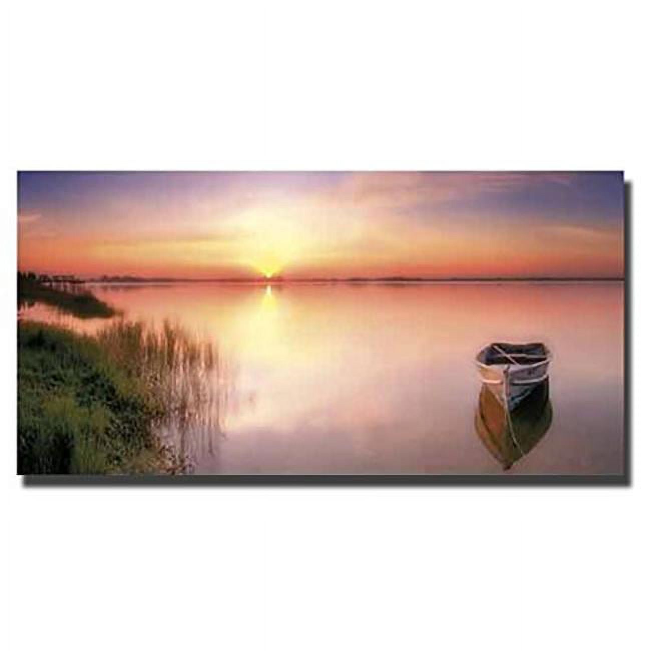 1224h709eg Beside Still Waters By Doug Cavanah Premium Gallery-wrapped Canvas Giclee Art - Ready To Hang, 12 X 24 X 1.5 In.