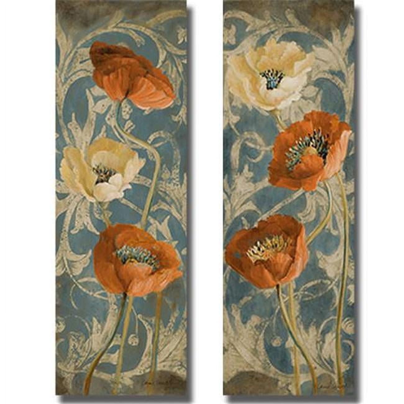 UPC 727272085251 product image for Poppies De Bleu by Lanie Loreth Premium Gallery-Wrapped Canvas Giclee Art Set -  | upcitemdb.com