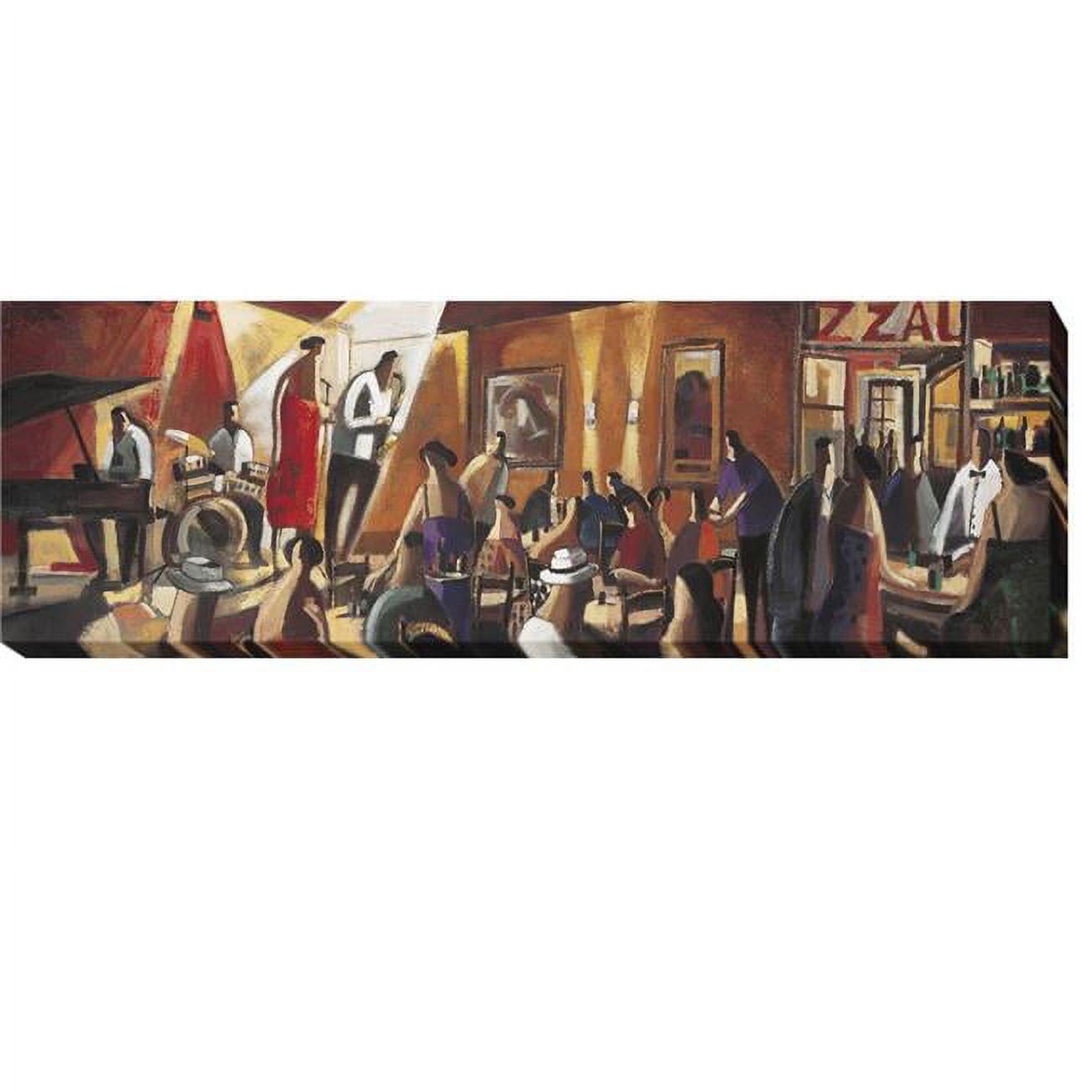 1442s890cg Quartet By Didier Lourenco Premium Gallery-wrapped Canvas Giclee Art - Ready-to-hang, 14 X 42 X 1.5 In.