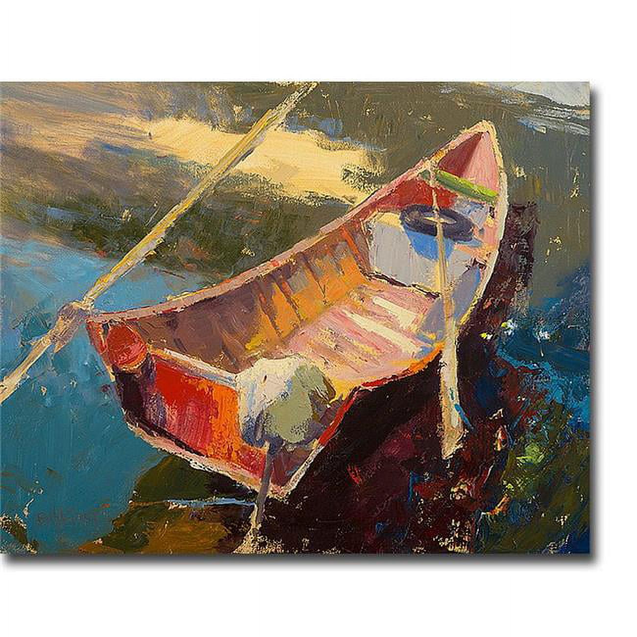 1620m944ig Italian Wayfarer By Beth A Forst Premium Gallery-wrapped Canvas Giclee Art - Ready-to-hang, 16 X 20 X 1.5 In.