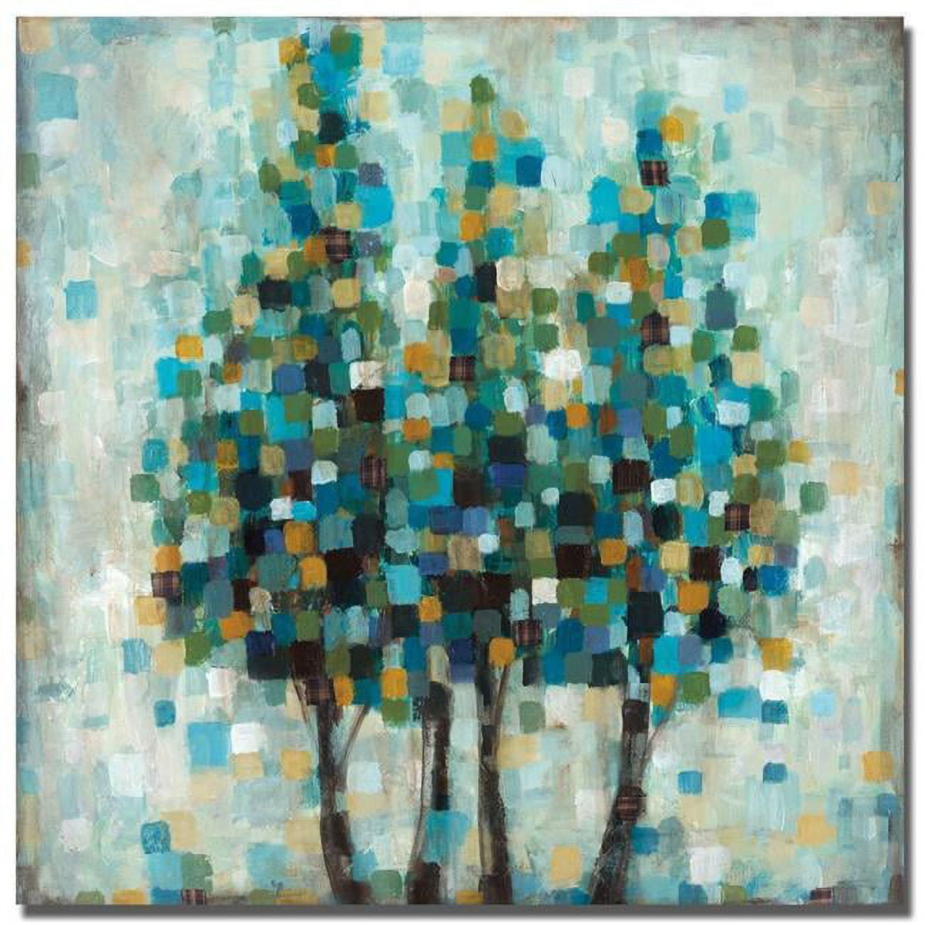3030h054cg Into The Blue By Wani Pasion Premium Gallery-wrapped Canvas Giclee Art - Ready-to-hang, 30 X 30 X 1.5 In.