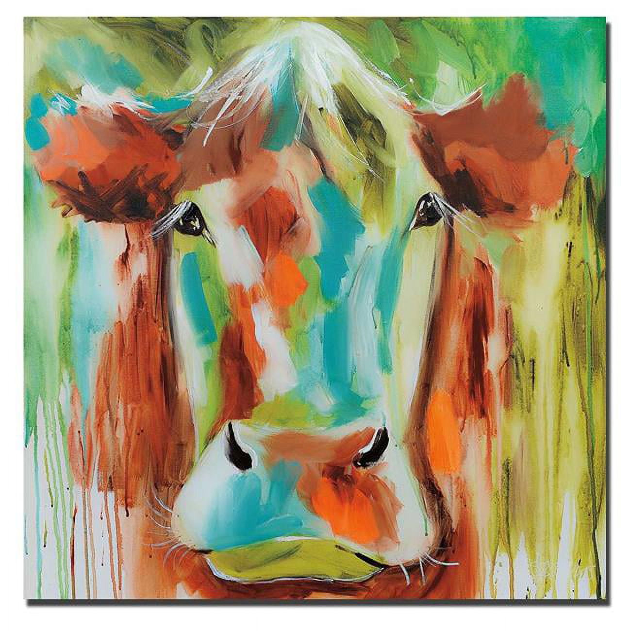 3030q277cg Misty Pasture By Amanda Brooks Premium Gallery-wrapped Canvas Giclee Art - Ready-to-hang, 30 X 30 X 1.5 In.