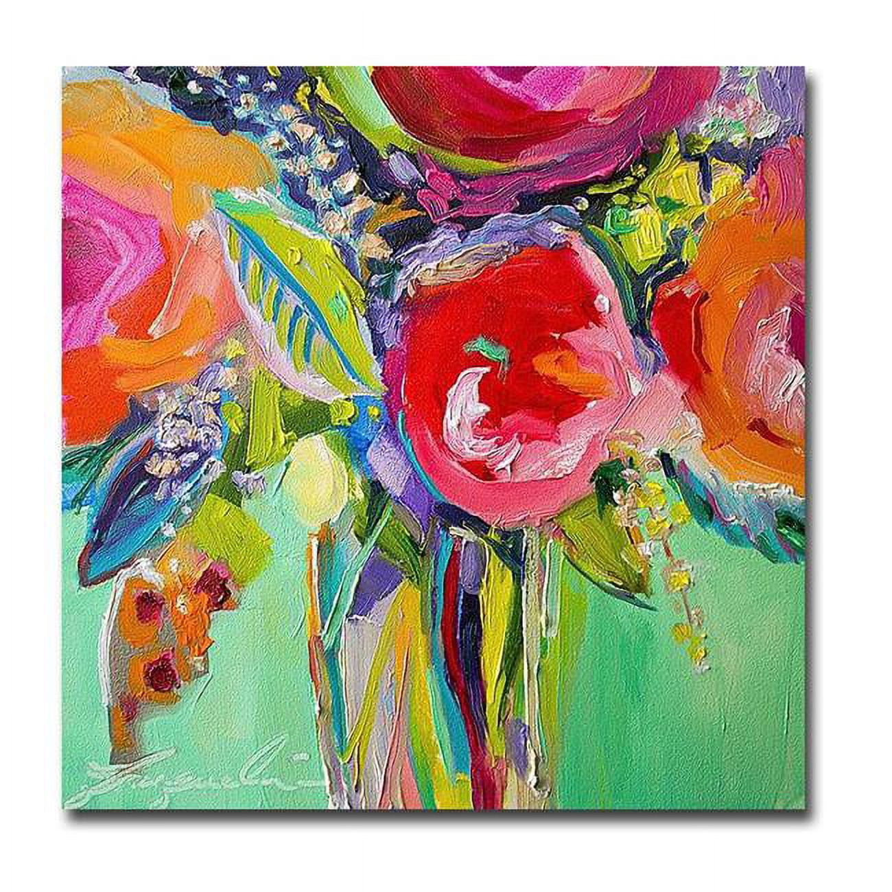 3030x495ig Ode To Summer I By Jacqueline Brewer Premium Gallery-wrapped Canvas Giclee Art - Ready-to-hang, 30 X 30 X 1.5 In.